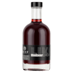 Flasche Himbeerlikör