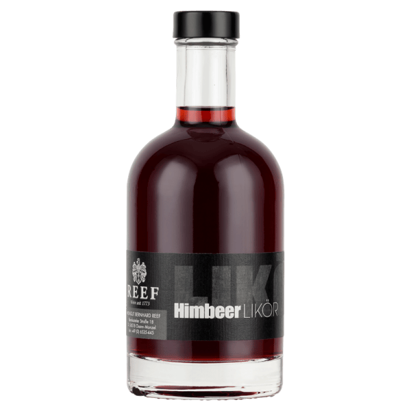 Flasche Himbeerlikör